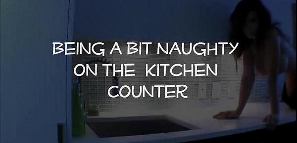 BustyTiny is a Hot Naugty girl in the kitchen.